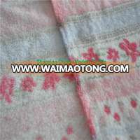 100% polyester printed coral fleece