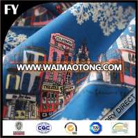 2017 GOTS Certified Printed Organic cotton fabric customize design